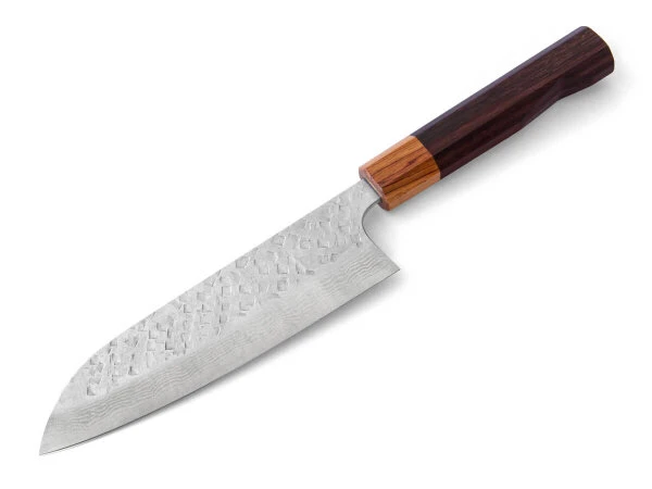 Damastmesser Santoku 165 Rose Ebony, 35 Lagen 12 Damastmesser Santoku 165 Rose Ebony, 35 Lagen – Bild 12