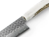 Damastmesser Santoku 180, Kadzuno-gara 4 Damastmesser Santoku 180, Kadzuno-gara – Bild 4