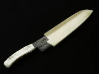 Damastmesser Santoku 180, Kadzuno-gara 7 Damastmesser Santoku 180, Kadzuno-gara – Bild 7