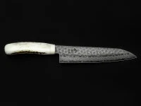 Damastmesser Santoku 180, Kadzuno-gara 8 Damastmesser Santoku 180, Kadzuno-gara – Bild 8