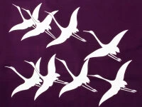 Geschenkset Chiyogami Mit Furoshiki Kuren M, Lila 4 Geschenkset Chiyogami Mit Furoshiki Kuren M, Lila – Bild 4