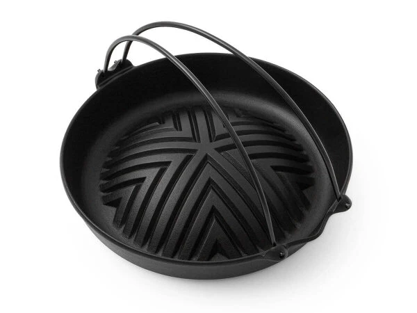 Grillpfanne Gusseisen Dschingis Khan 6 Grillpfanne Gusseisen Dschingis Khan – Bild 6