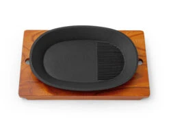 Gusseisen Grillpfanne Oval