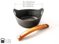 Gusseisen Serviertopf 5 Gusseisen Serviertopf – Bild 5