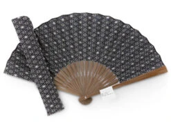 Handfächer Asanoha, Blau 15 Handfächer Asanoha, Blau -Japan Kunst Verkauf handfaecher asanoha blau 1