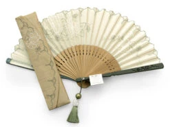 Handfächer Eien, Grün -Japan Kunst Verkauf handfaecher eien gruen 1