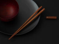 Essstäbchen Ablage Sutoreto Shitan, Rosenholz 3 Essstäbchen Ablage Sutoreto Shitan, Rosenholz – Bild 3