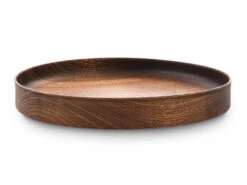 Holztablett Sen, Ø 30 Cm, Braun -Japan Kunst Verkauf holztablett sen o 30 cm braun 1