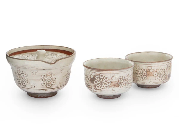Japanisches Teeservice Kobiki Hana Mischima, 3-teilig 11 Japanisches Teeservice Kobiki Hana Mischima, 3-teilig – Bild 11