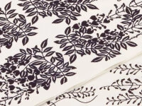 Japanpapier Chiyogami, Blätterreigen Nachtblau