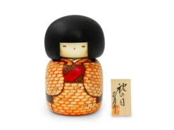 Kokeshi: Dekofigur Aki No Hi (M) Autumn Day -Japan Kunst Verkauf kokeshi dekofigur aki no hi m autumn day 1