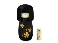 Kokeshi: Dekofigur Zogan Cherry -Japan Kunst Verkauf kokeshi dekofigur zogan cherry 1