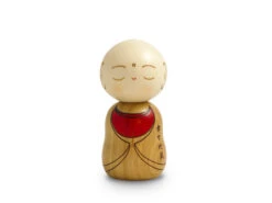 Kokeshi: Holzfigur Mönch -Japan Kunst Verkauf kokeshi holzfigur moench 1