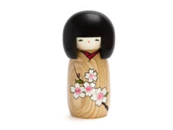 Kokeshi: Holzpuppe Sakura -Japan Kunst Verkauf kokeshi holzpuppe sakura 1