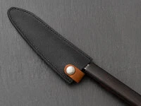 Messerhülle Leder Petty, Schwarz 6 Messerhülle Leder Petty, Schwarz – Bild 6