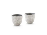 Sake Becher, Silber, 2er Set