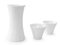 Sake Set Gen, Arita Porzellan, Weiß -Japan Kunst Verkauf sake set gen arita porzellan weiss 1