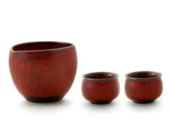 Sake Set Shuin, 1 Karaffe, 2 Becher -Japan Kunst Verkauf sake set shuin 1 karaffe 2 becher 1