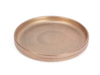 Shusetsu Servierplatte Gold, Flach, Stapelbar 3 Shusetsu Servierplatte Gold, Flach, Stapelbar – Bild 3