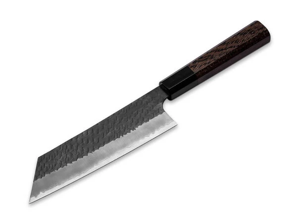 SPG2 Kuroshiage Tsuchime Nakiri 180mm, Wenge Handle 11 SPG2 Kuroshiage Tsuchime Nakiri 180mm, Wenge Handle – Bild 11