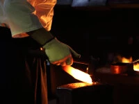 SPG2 Kuroshiage Tsuchime Nakiri 180mm, Wenge Handle 7 SPG2 Kuroshiage Tsuchime Nakiri 180mm, Wenge Handle – Bild 7