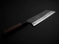 SPG2 Kuroshiage Tsuchime Nakiri 180mm, Wenge Handle 8 SPG2 Kuroshiage Tsuchime Nakiri 180mm, Wenge Handle – Bild 8