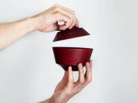 Suppenschale Mit Deckel Hashi Han, Urushi Rot 8 Suppenschale Mit Deckel Hashi Han, Urushi Rot – Bild 8