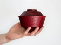 Suppenschale Mit Deckel Hashi Han, Urushi Rot 9 Suppenschale Mit Deckel Hashi Han, Urushi Rot – Bild 9