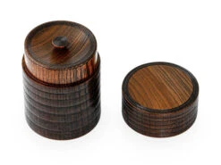 Teedose Urushi Nuri, Holz, Braun -Japan Kunst Verkauf teedose urushi nuri holz braun 1