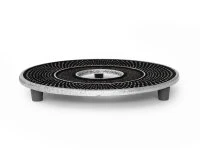 Untersetzer Iwachu Arare, Ø 13.5 Cm, Schwarz-Silber 3 Untersetzer Iwachu Arare, Ø 13.5 Cm, Schwarz-Silber – Bild 3