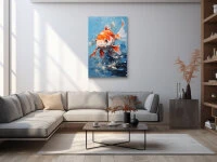 Wandbild Dobutsu #2, Japanische Tiere, Farbig 2:3 2 Wandbild Dobutsu #2, Japanische Tiere, Farbig 2:3 – Bild 2