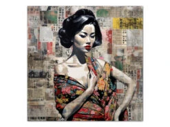 Wandbild Nihon No Pop Art #3, Farbig 1:1 -Japan Kunst Verkauf wandbild nihon no poppu ato 3 farbig 1 1 17 1